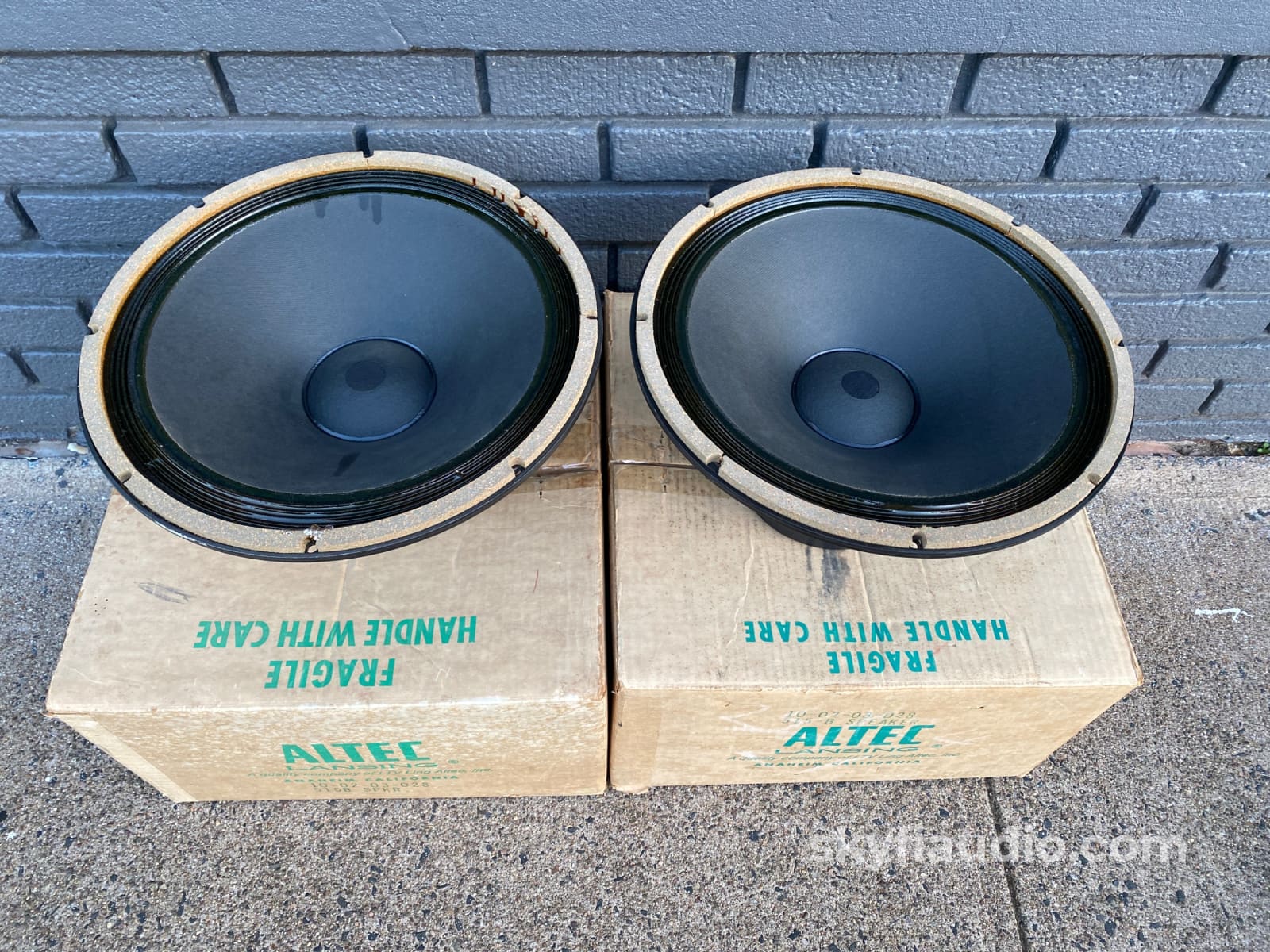 Altec Lansing 515-B Vintage Woofers Like New In Original Boxes! 16 Ohms Speakers