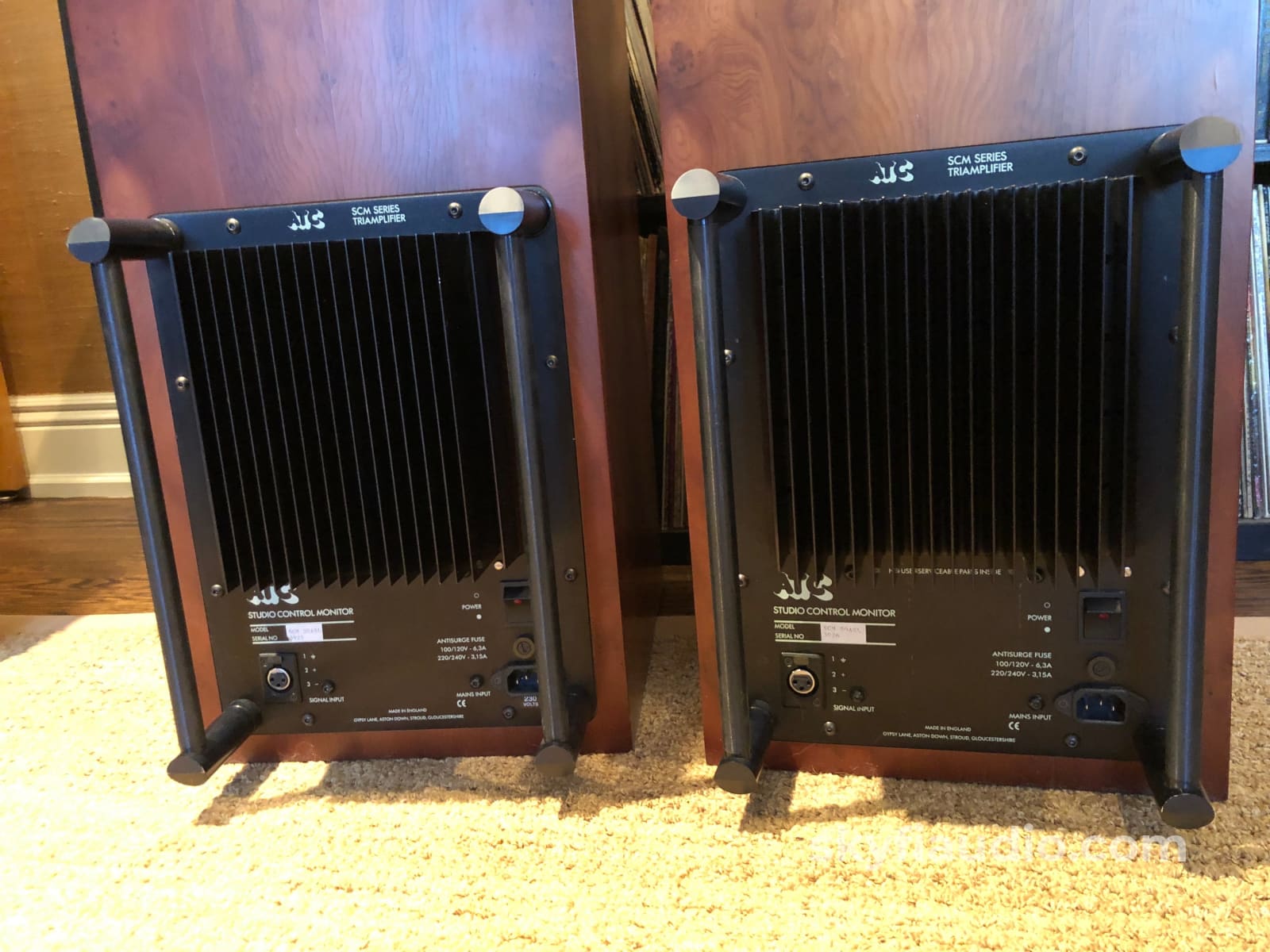 Atc Scm50 Asl Powered Studio Speakers In Rare Finish