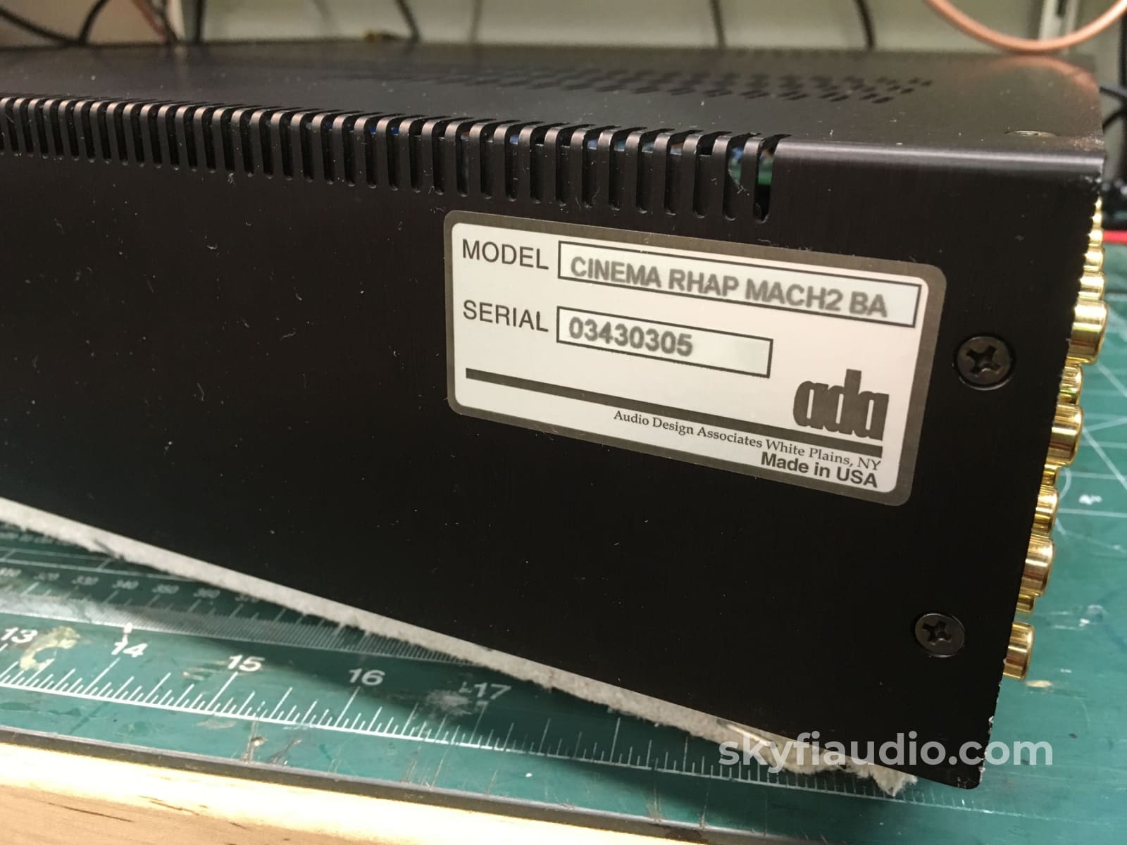 Audio Design Associates Cinema Rhapsody Mach Ii Surround Processor 7.1 Preamplifier