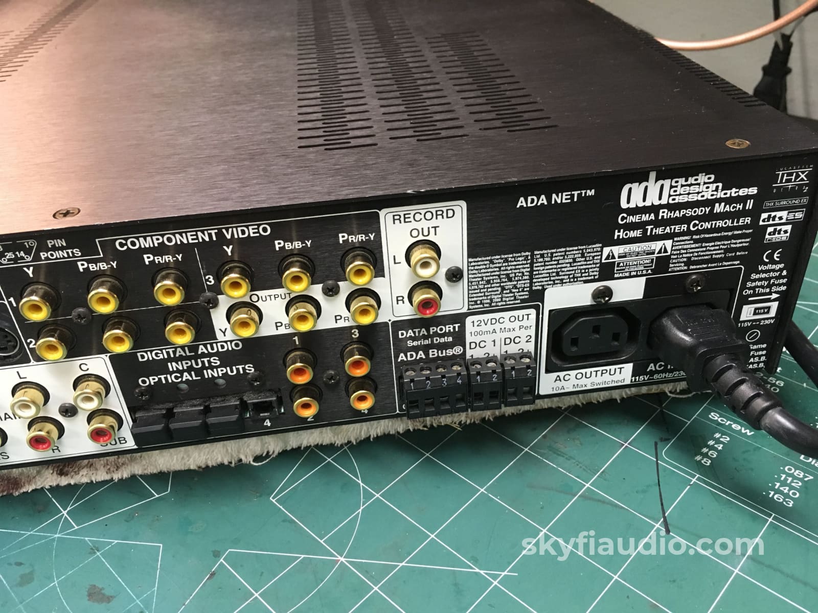 Audio Design Associates Cinema Rhapsody Mach Ii Surround Processor 7.1 Preamplifier