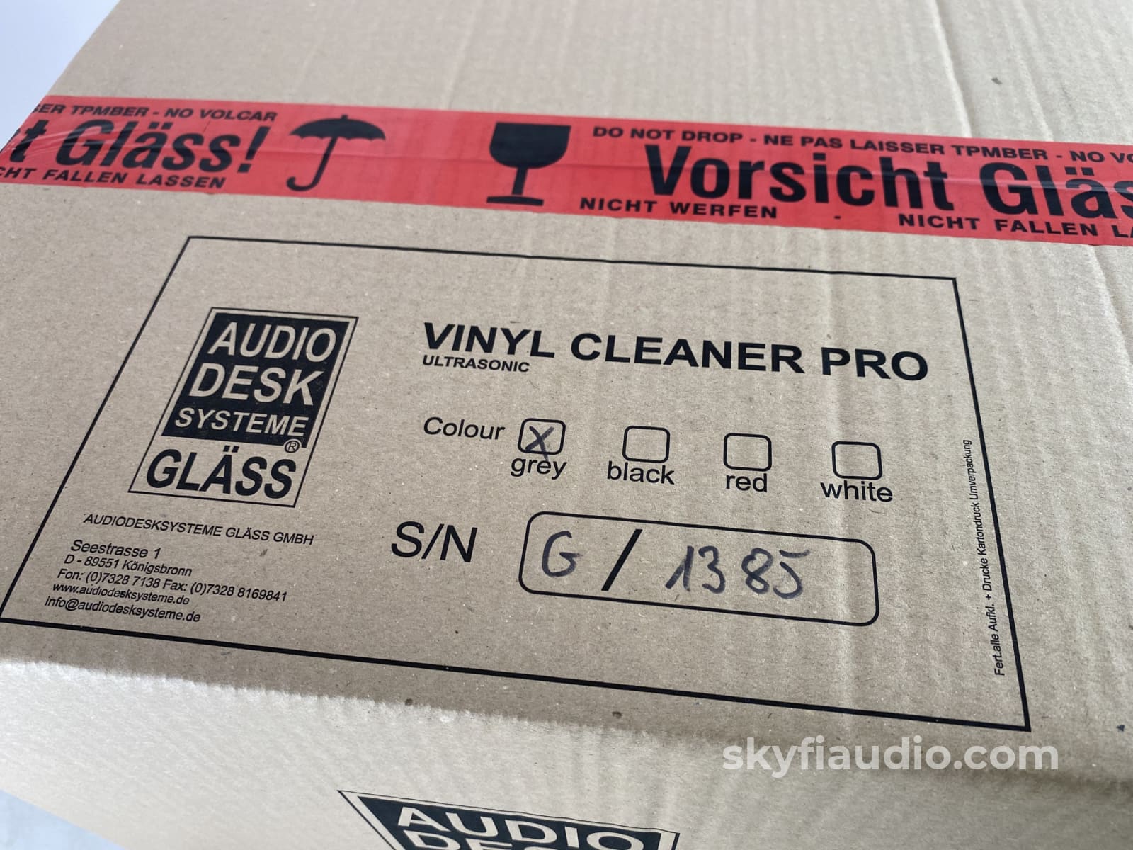Audio Desk Systems Vinyl Cleaner Pro-X New In Sealed Box With Warranty Accessory