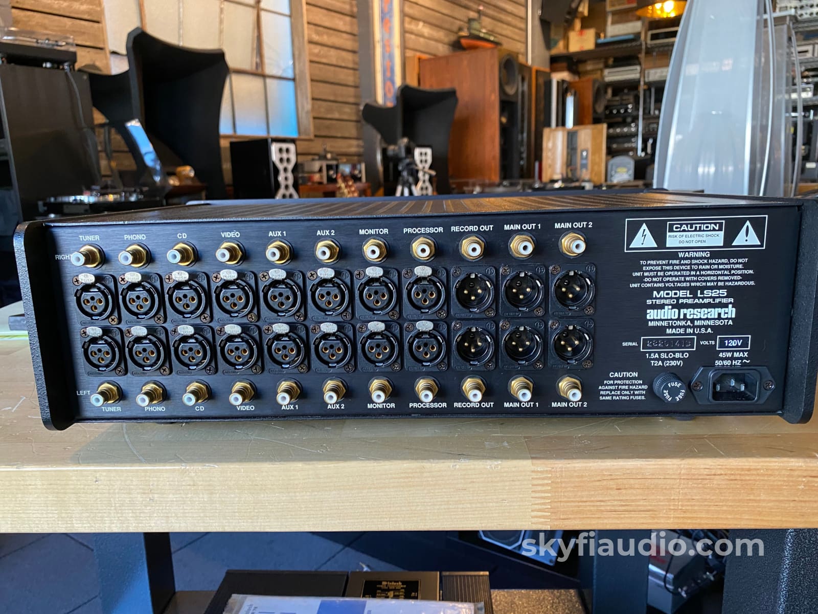 Audio Research Ls25 Mki Tube Preamp W/ Factory High Gain & Sonic Improvement Mods Installed