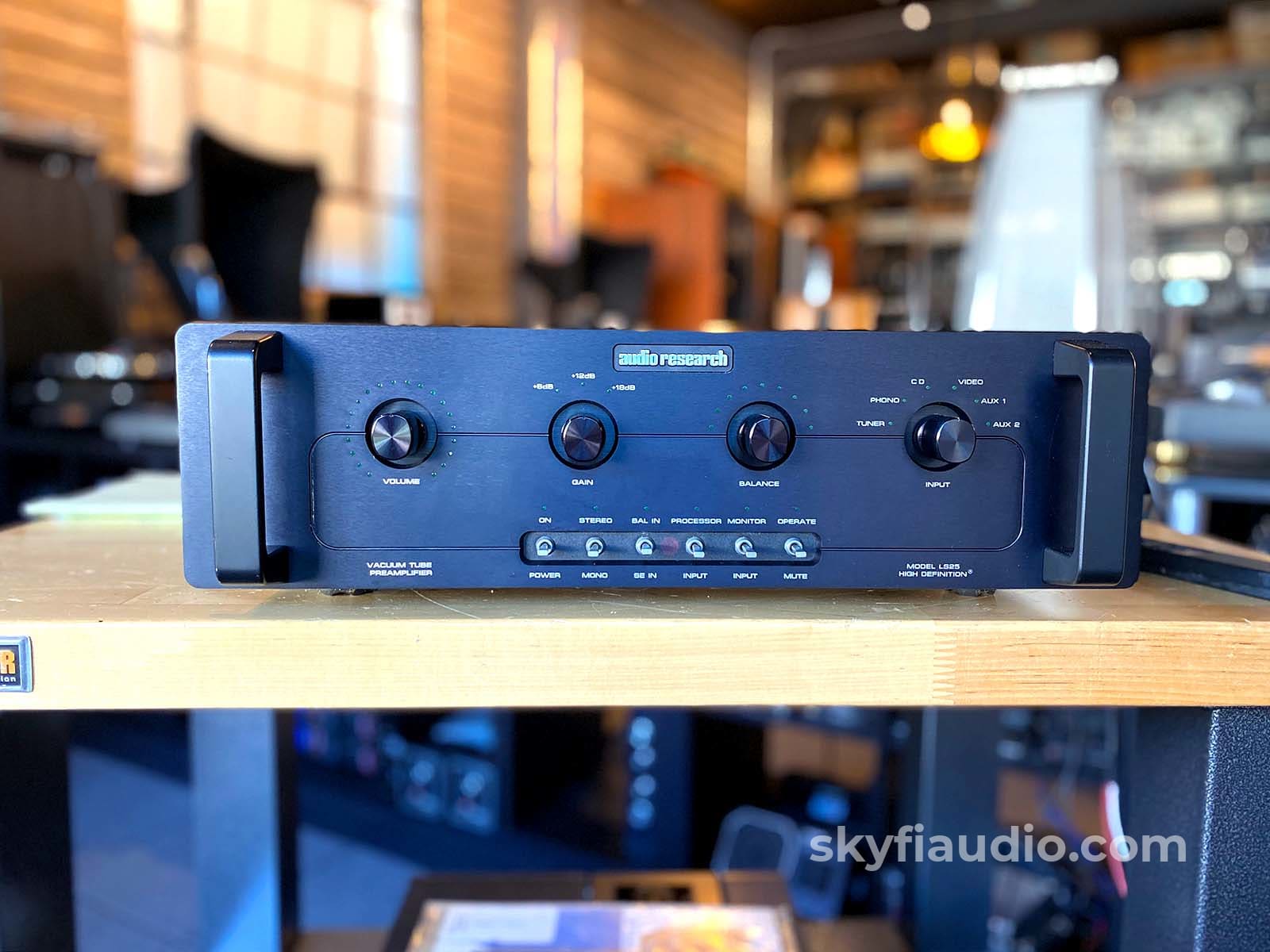 Audio Research Ls25 Mki Tube Preamp W/ Factory High Gain & Sonic Improvement Mods Installed