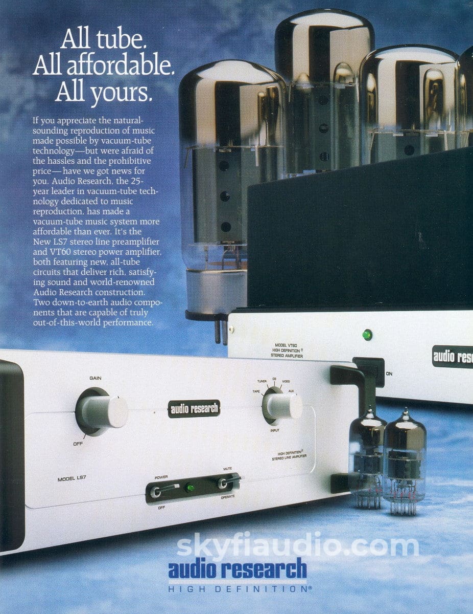 Audio Research Ls7 Line Stage Tube Preamplifier