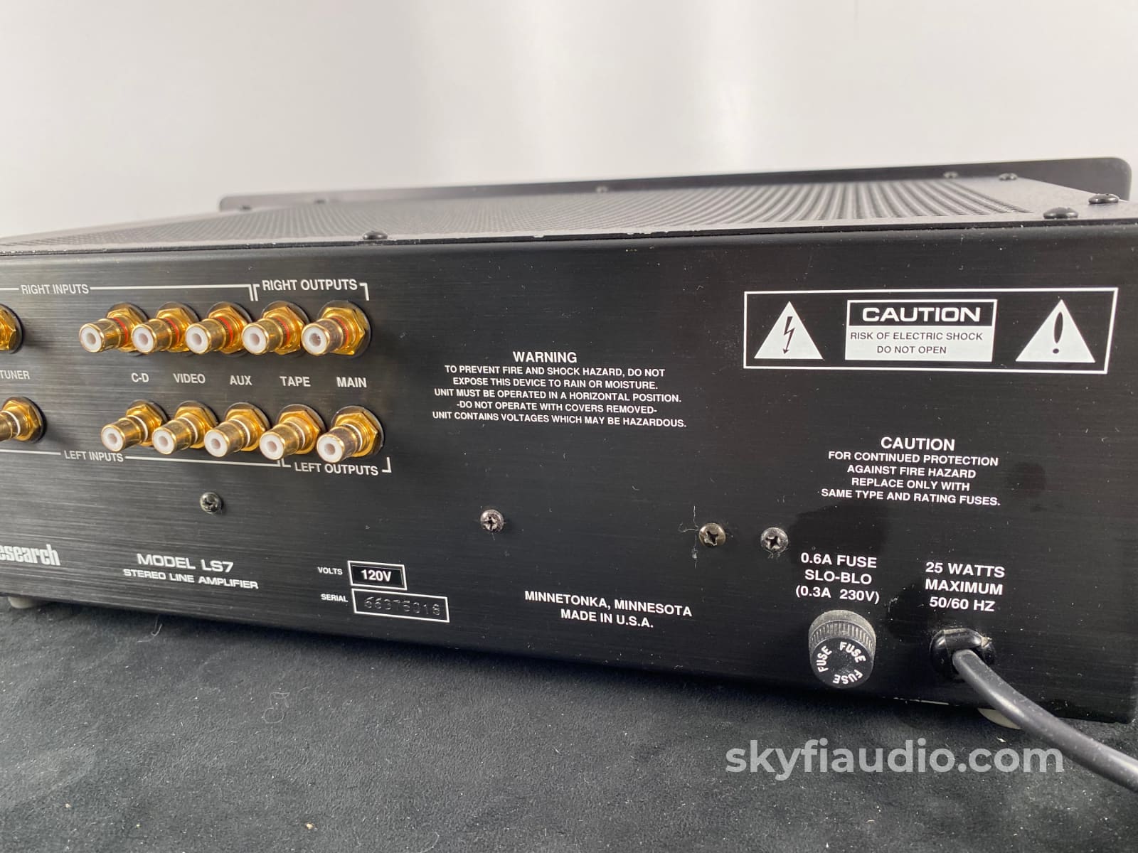Audio Research Ls7 Line Stage Tube Preamplifier