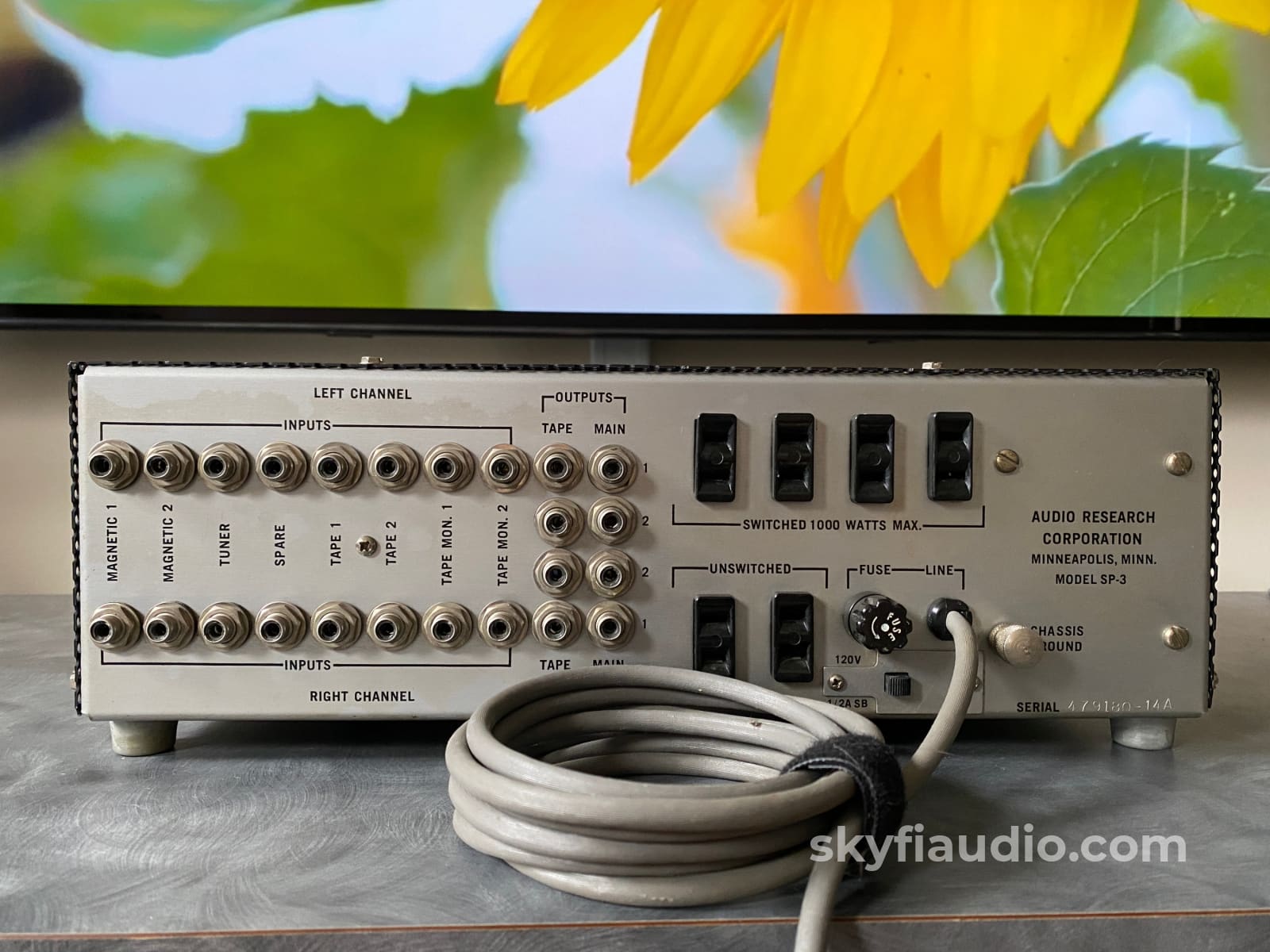 Audio Research Sp-3 Vintage All Tube Preamplifier - Complete Collector Grade Restoration