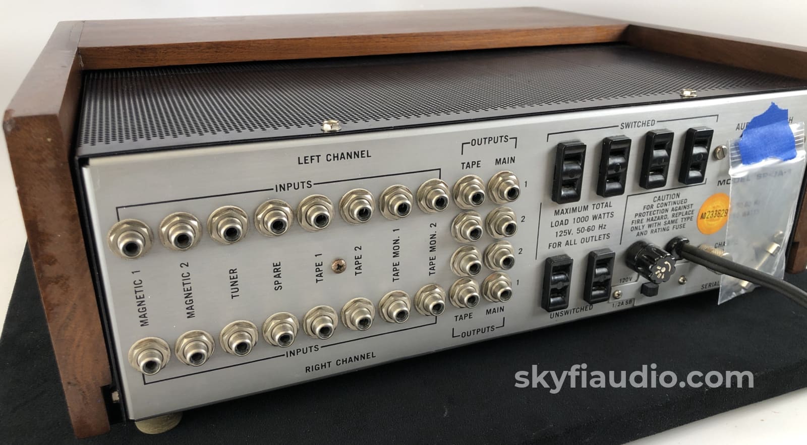 Audio Research Sp-3A-1 Vintage Tube Preamplifier - Collector Grade Restoration Reviewed By The