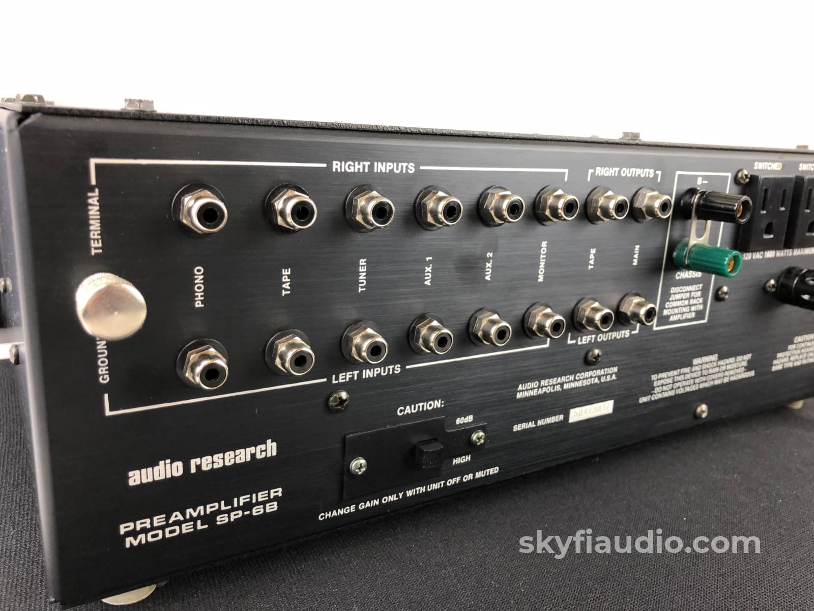 Audio Research Sp-6B All Tube Preamp With Phono Stage - With Original Box Preamplifier