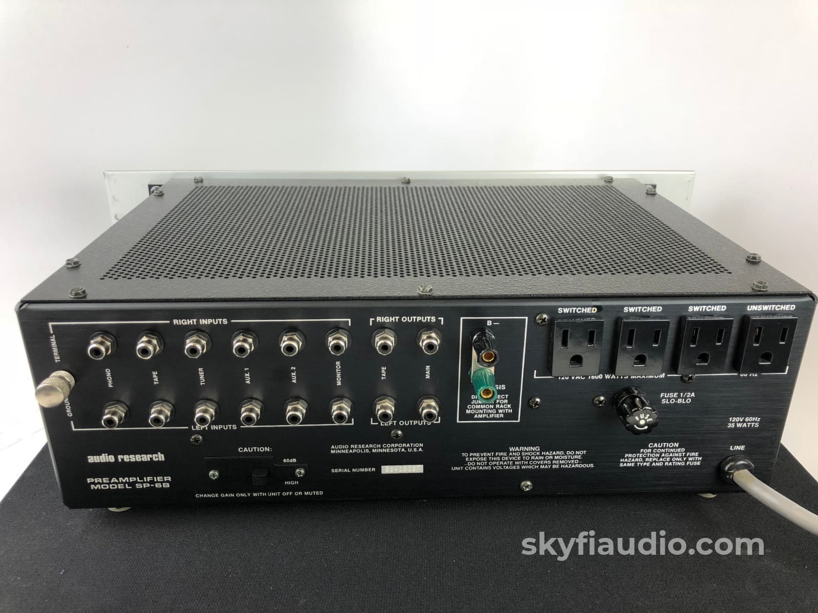 Audio Research Sp-6B All Tube Preamp With Phono Stage - With Original Box Preamplifier