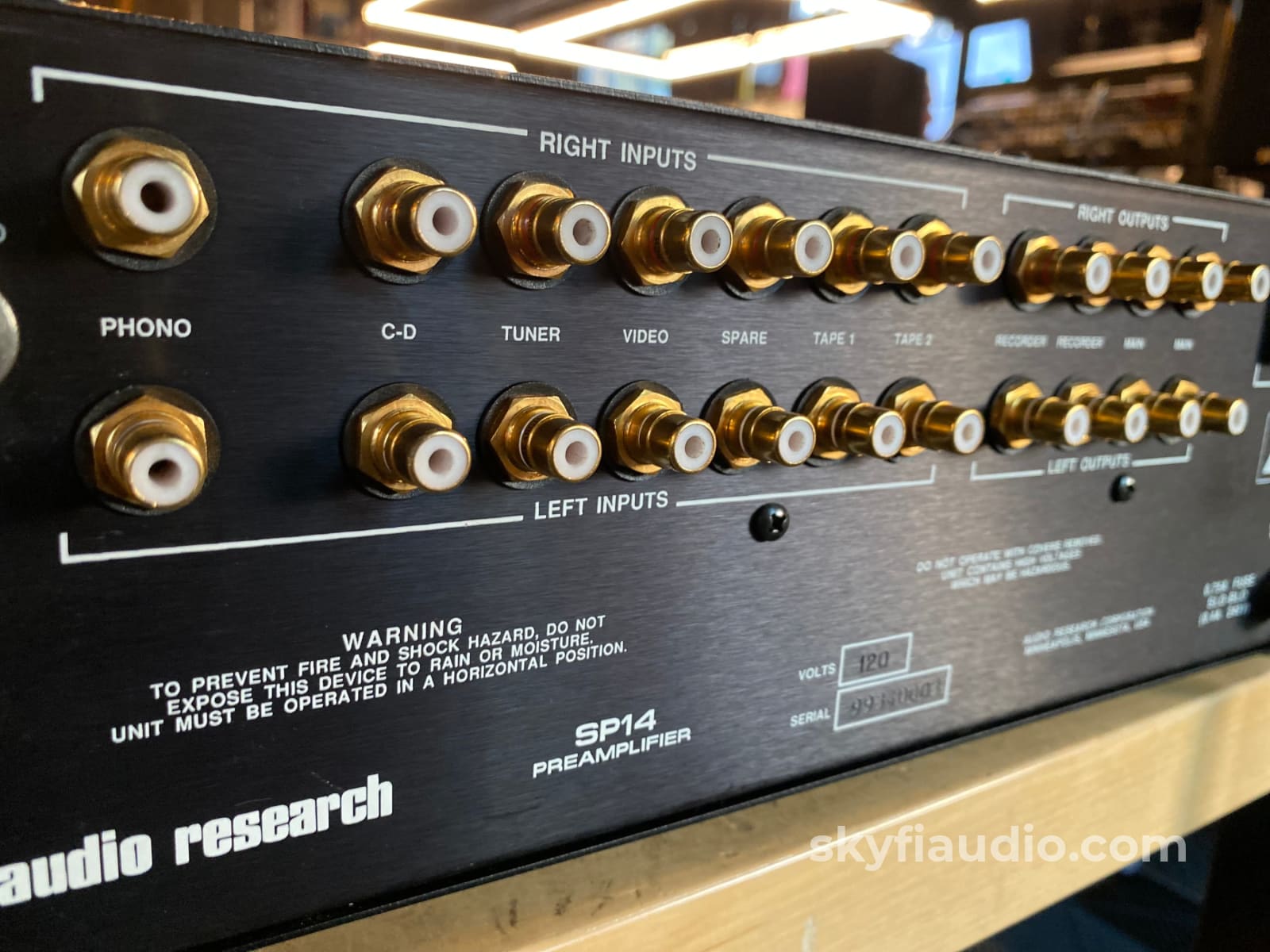 Audio Research Sp14 Hybrid Vintage Preamplifier With Phono