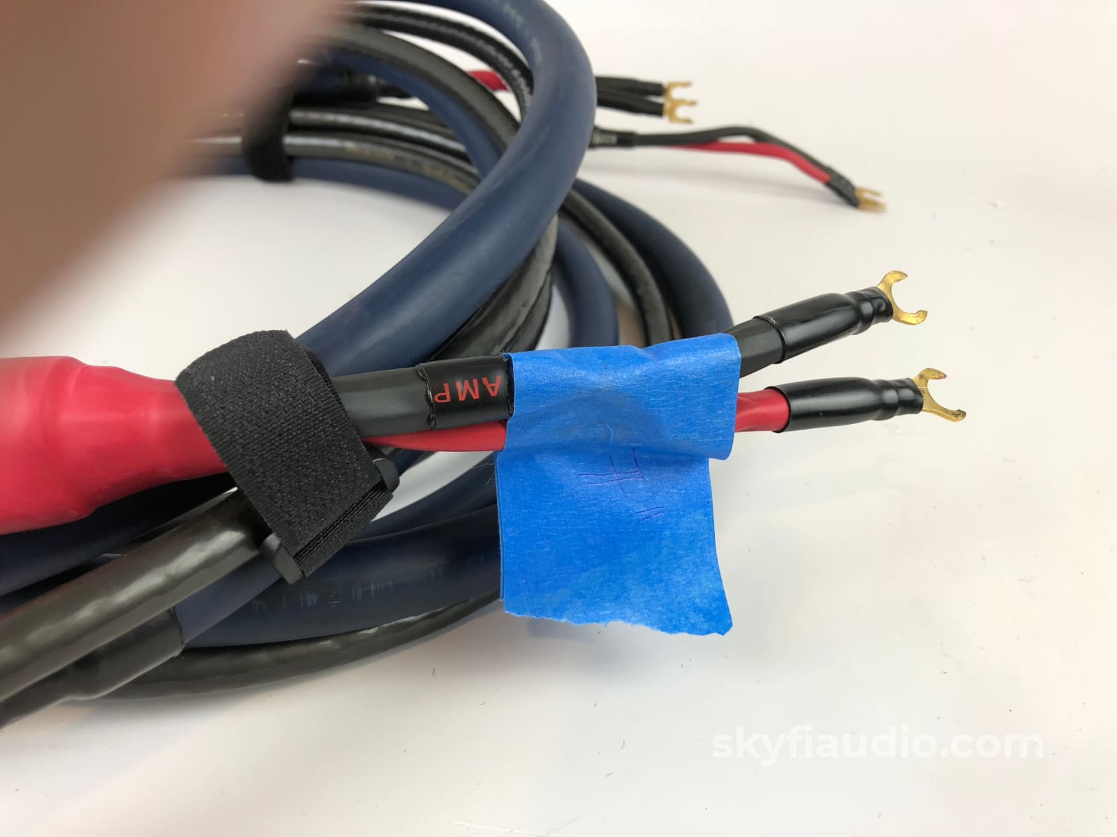 Audioquest Bi-Wire Sterling/Clear Hyperlitz Speaker Cable - 7 Pair Pure Silver Cables