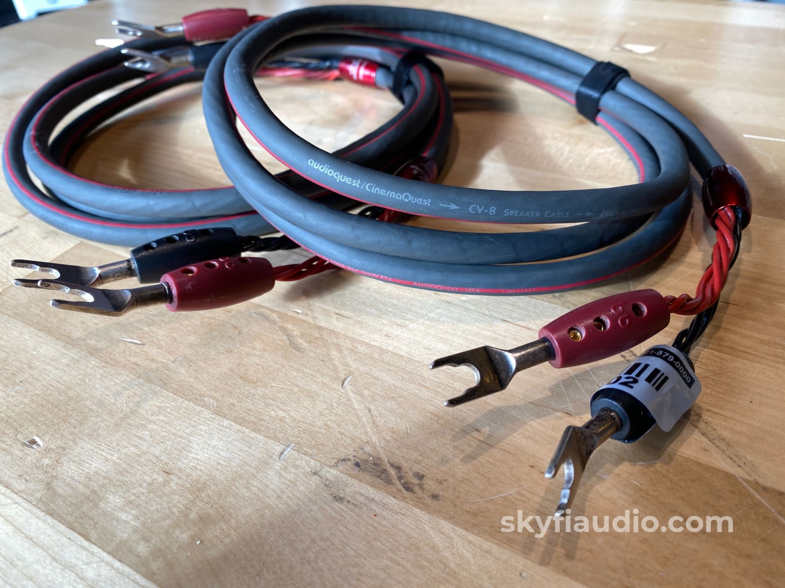 Audioquest Cinemaquest Cv-8 Speaker Cables - 2M