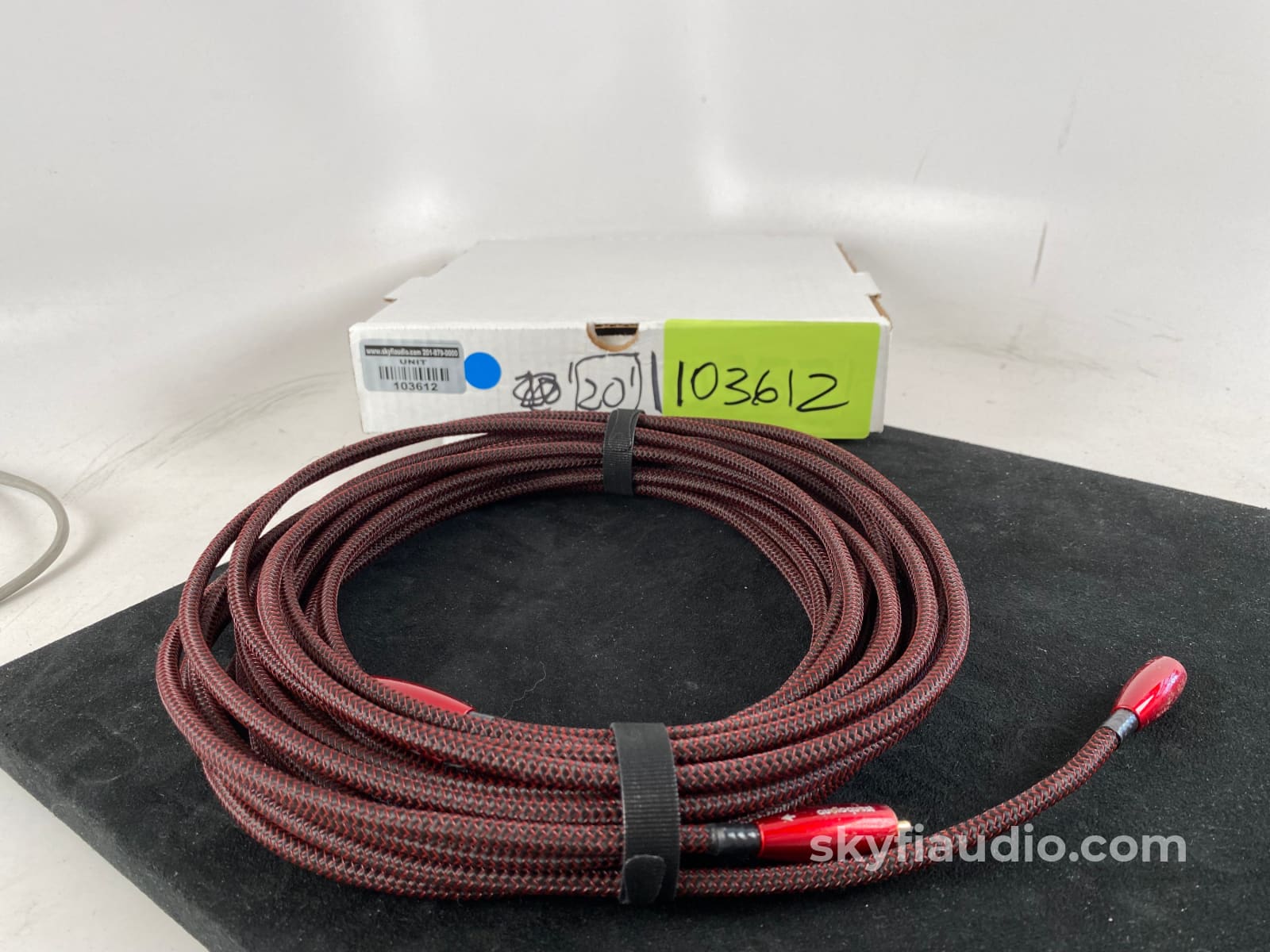 Audioquest Red River Rca Audio Cable - Super Long Custom 20Ft Perfect For Amps Cables