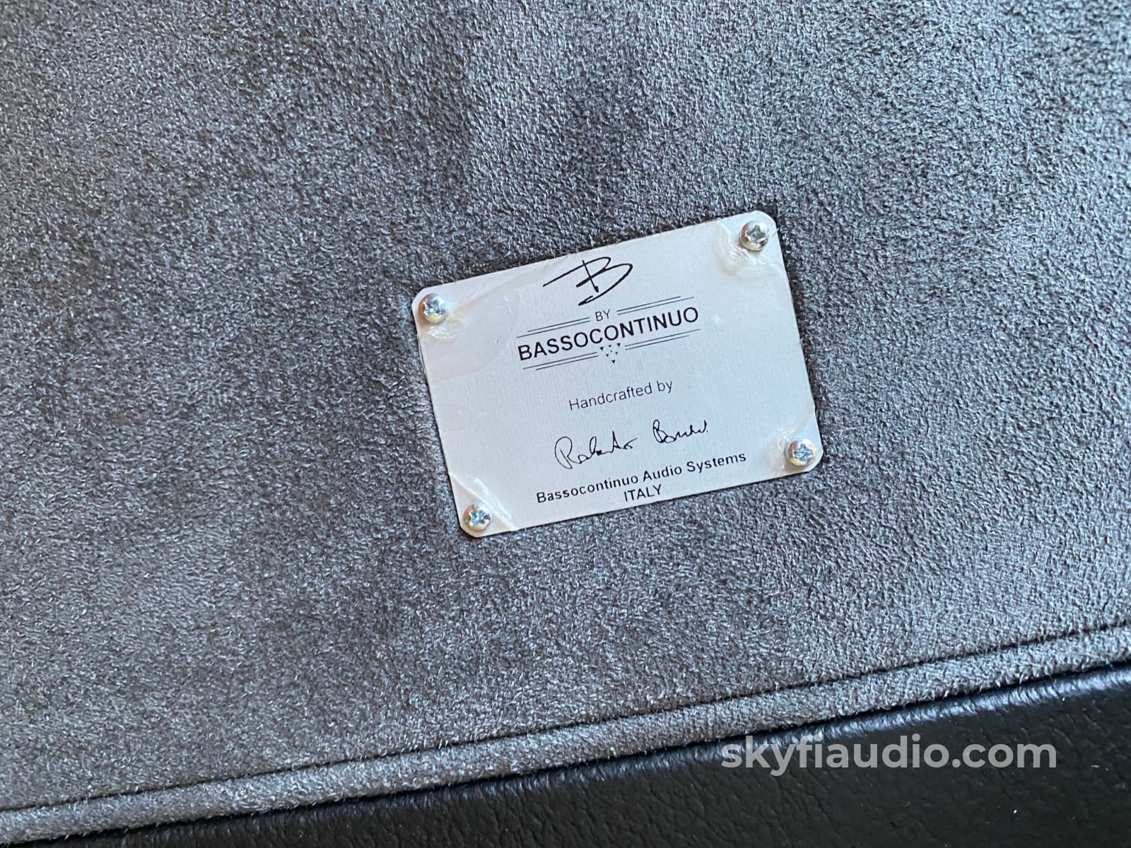 Bassocontinuo Bandura 2.1 Reference Power Amplifier Stand Made In Italy Accessory