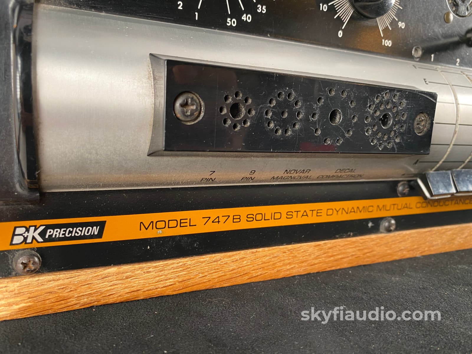 B&K Model 747B Dynamic Mutual Conductance Tube Tester Accessory