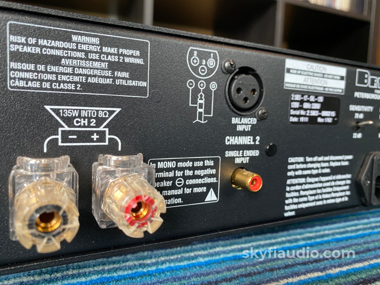 Bryston 2.5B³ Cubed Balanced Stereo/Dual-Mono Power Amplifier