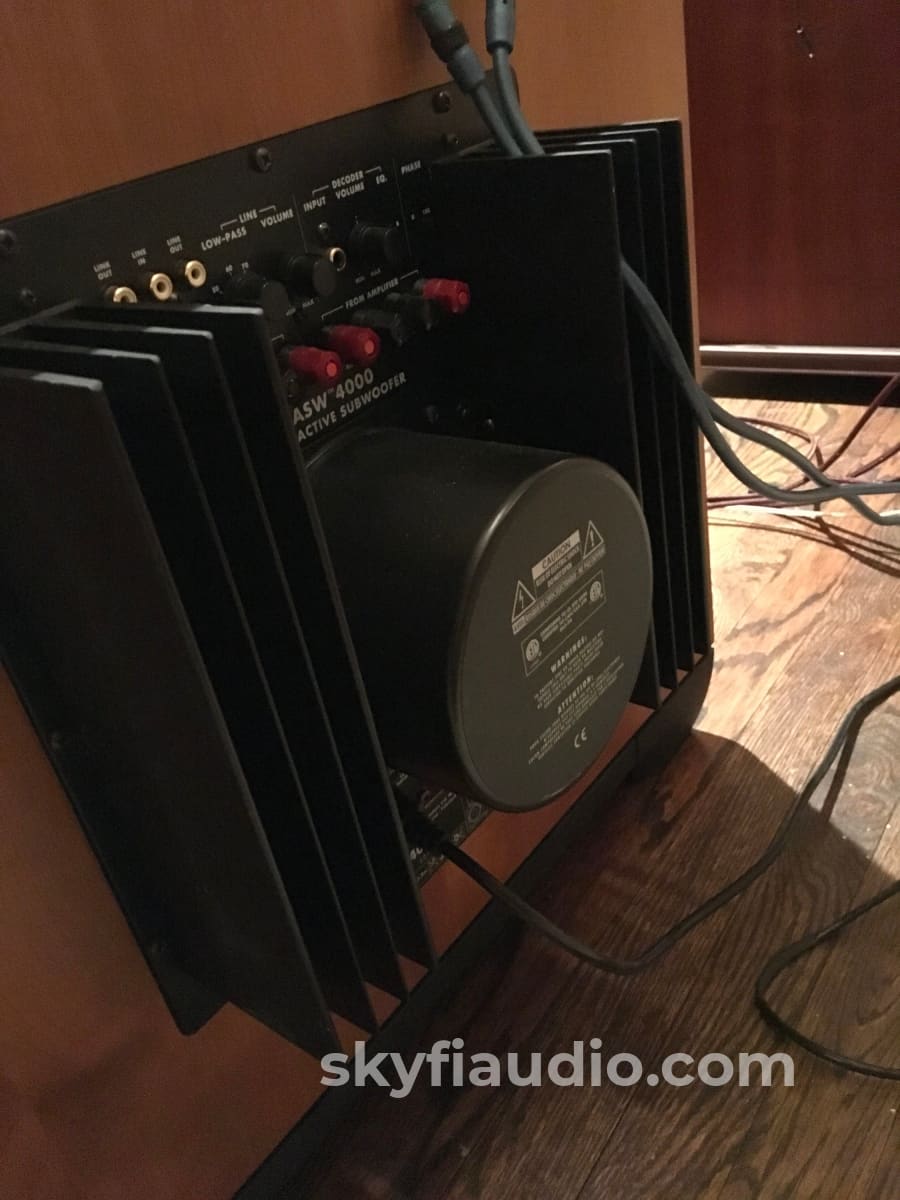 B&W (Bowers & Wilkins) Asw-4000 15 Subwoofer Speakers