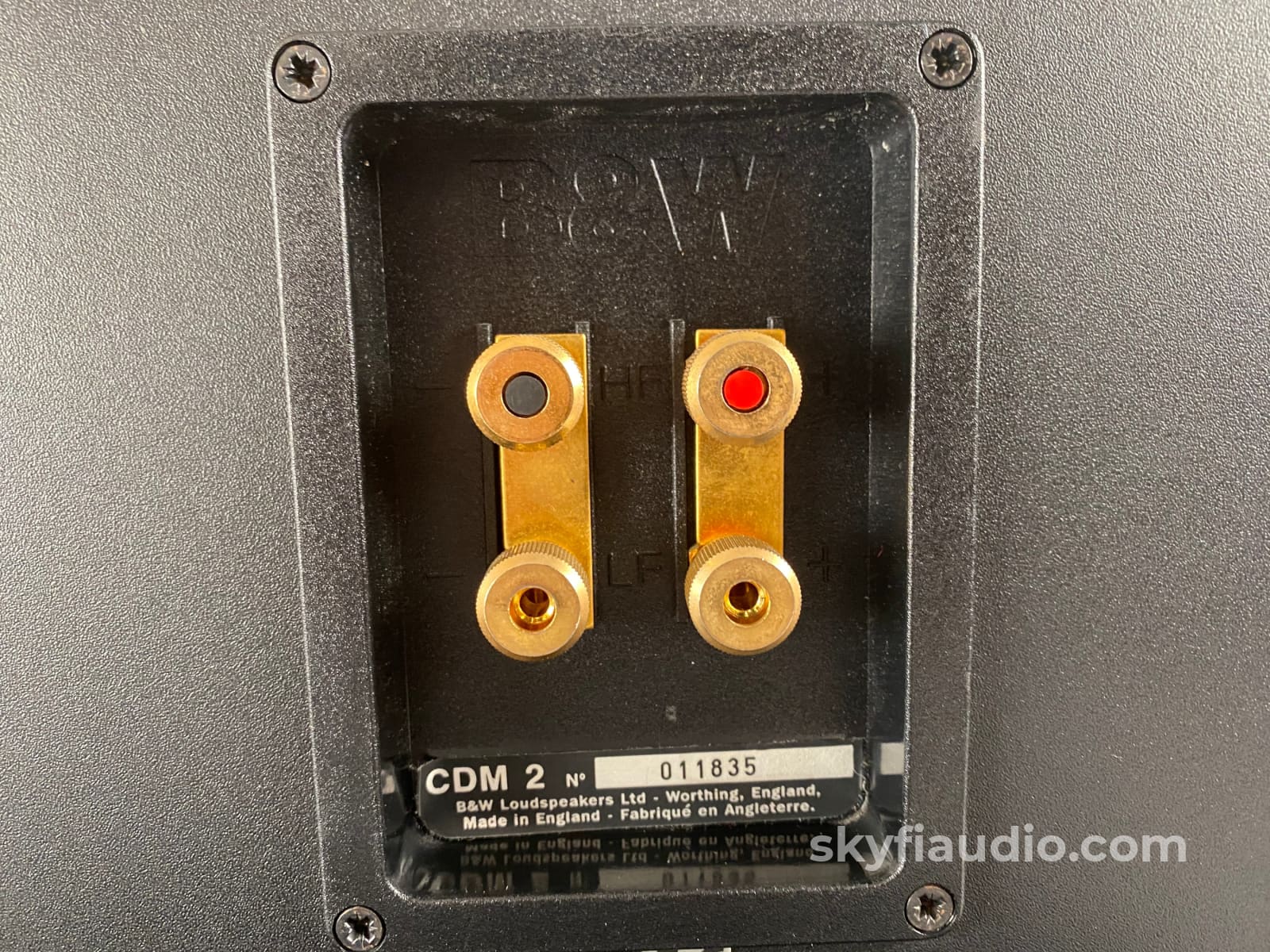 B&W (Bowers & Wilkins) Cdm 2 Bookshelf Speakers - Very Desirable Cherry