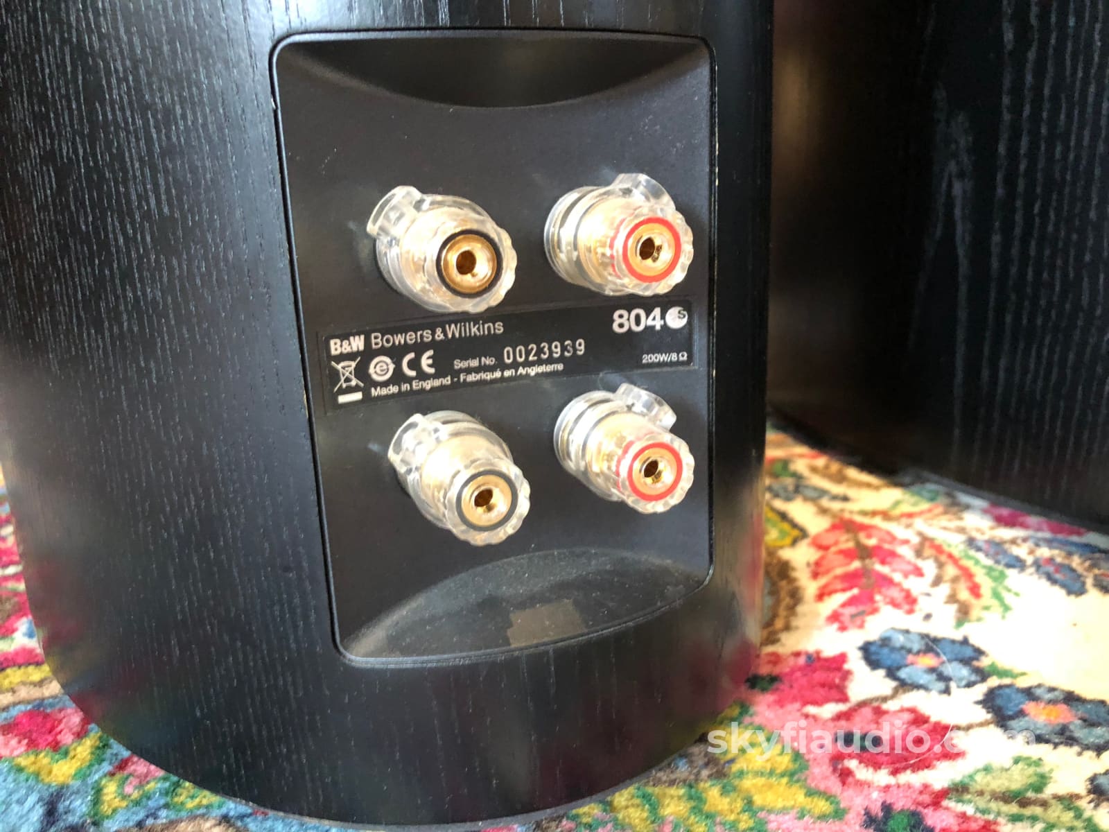 B&W (Bowers & Wilkins) Nautilus 804N Speakers In Black