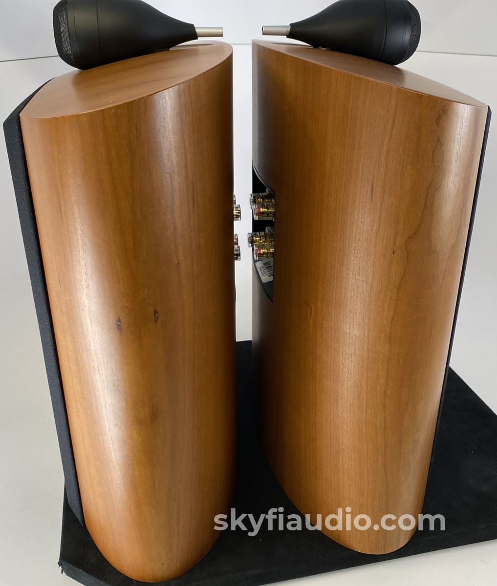 B&W (Bowers & Wilkins) Nautilus Scm1 Home Theater Speakers In Cherry
