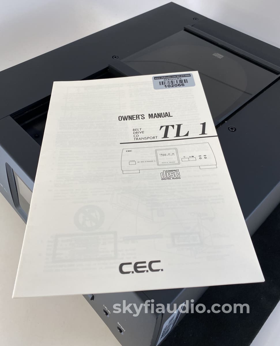 Cec Tl1 Belt Drive Cd Transport! Top Loading And Serviced + Digital