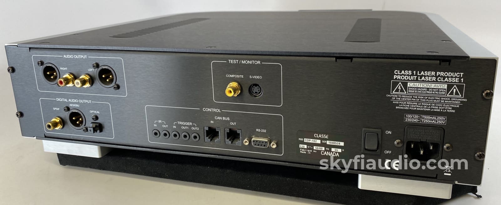 Classe Audio Cdp-102 Cd Player With Remote + Digital