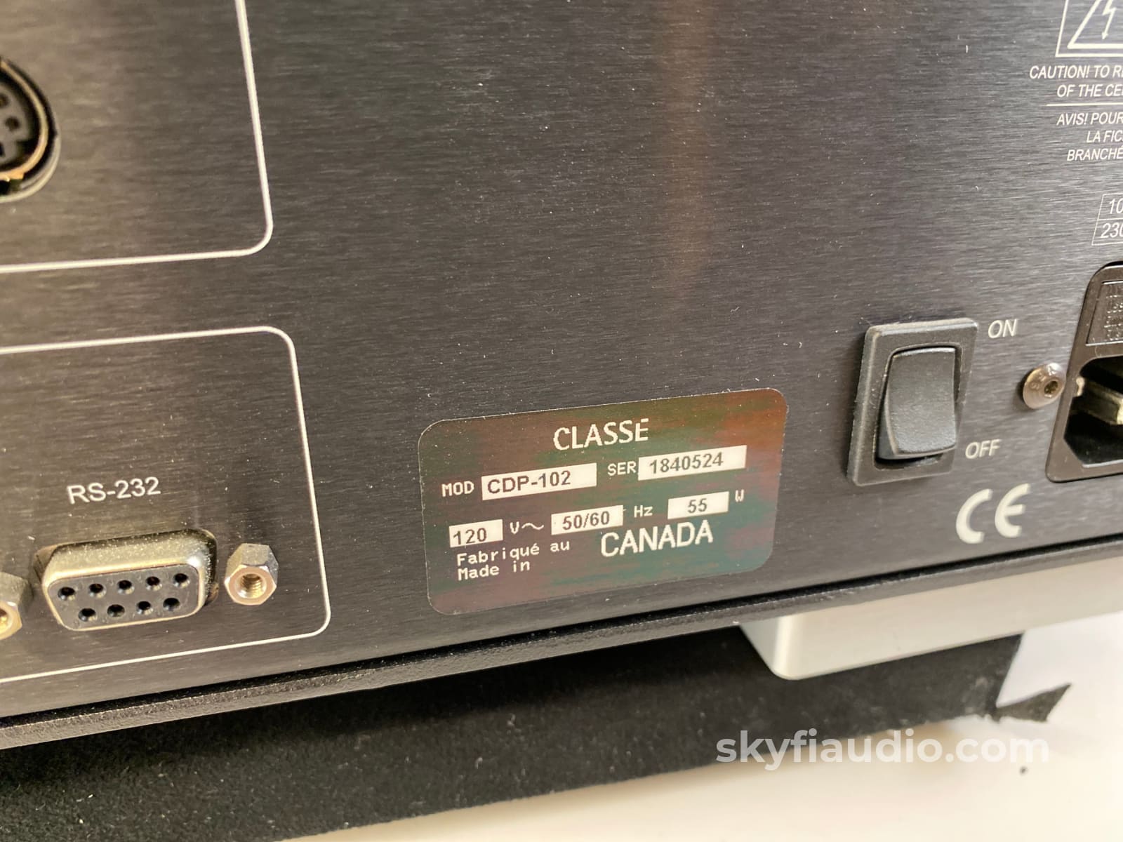 Classe Audio Cdp-102 Cd Player With Remote + Digital