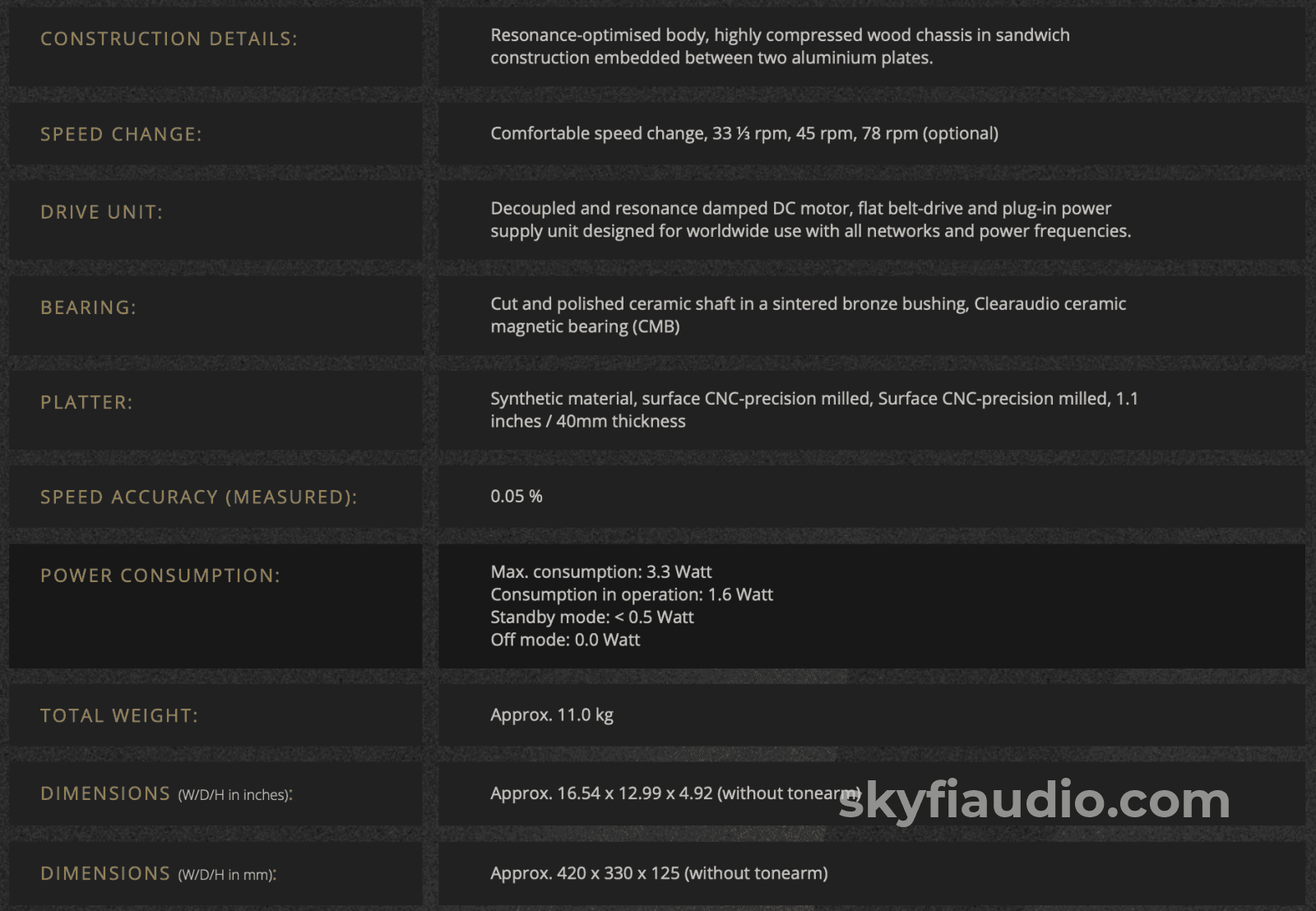 Clearaudio Performance Dc Turntable With Dust Cover And Virtuoso V2 Cartridge