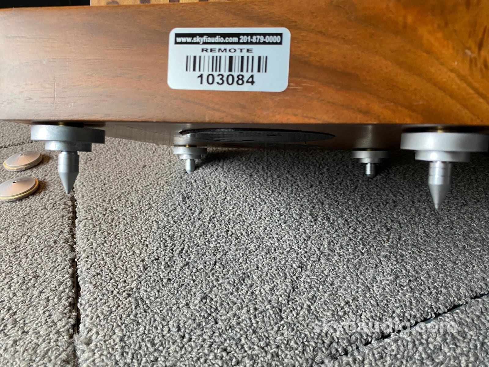 Core Audio Hardwood Speaker Stands Very Rare Accessory