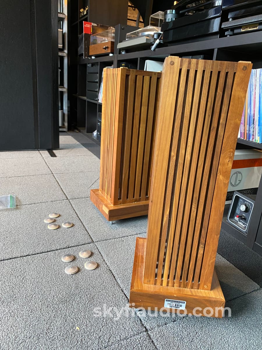Core Audio Hardwood Speaker Stands Very Rare Accessory