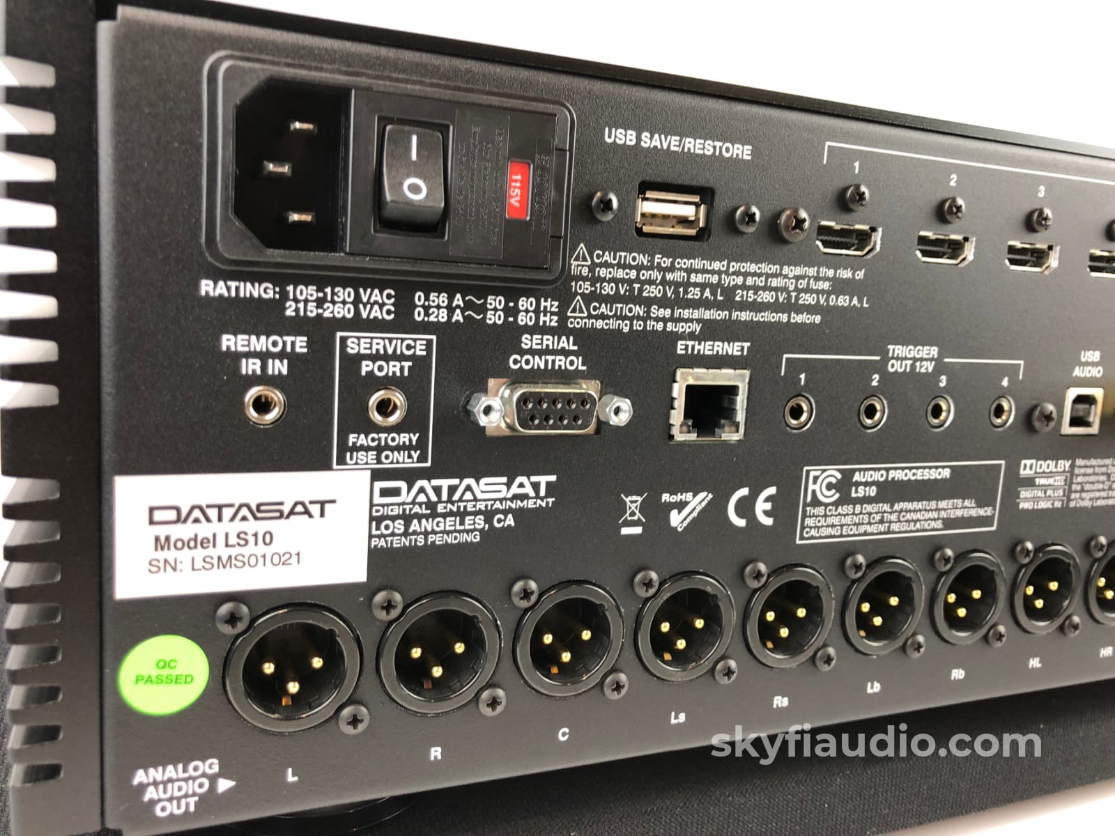 Datasat Digital Ls10 Theater Audio Processor Preamplifier