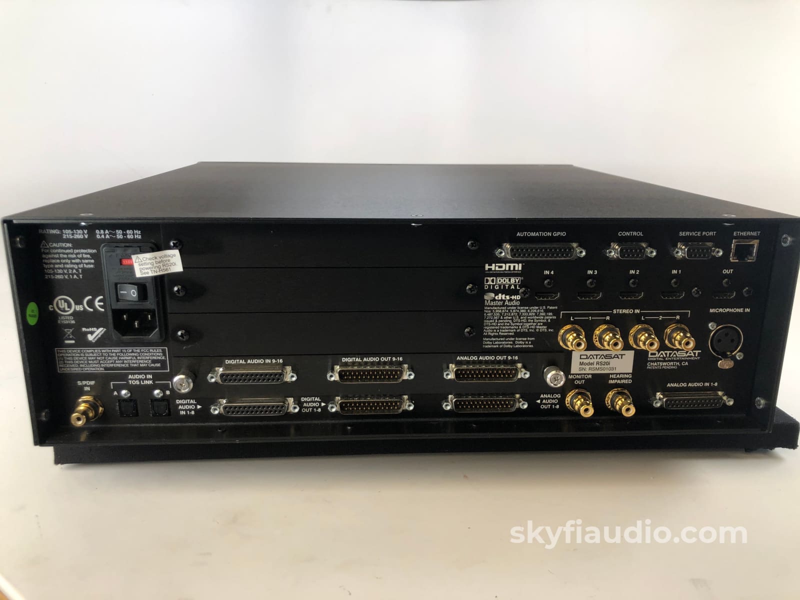 Datasat Digital - Rs20I Flagship Theater Processor Preamplifier