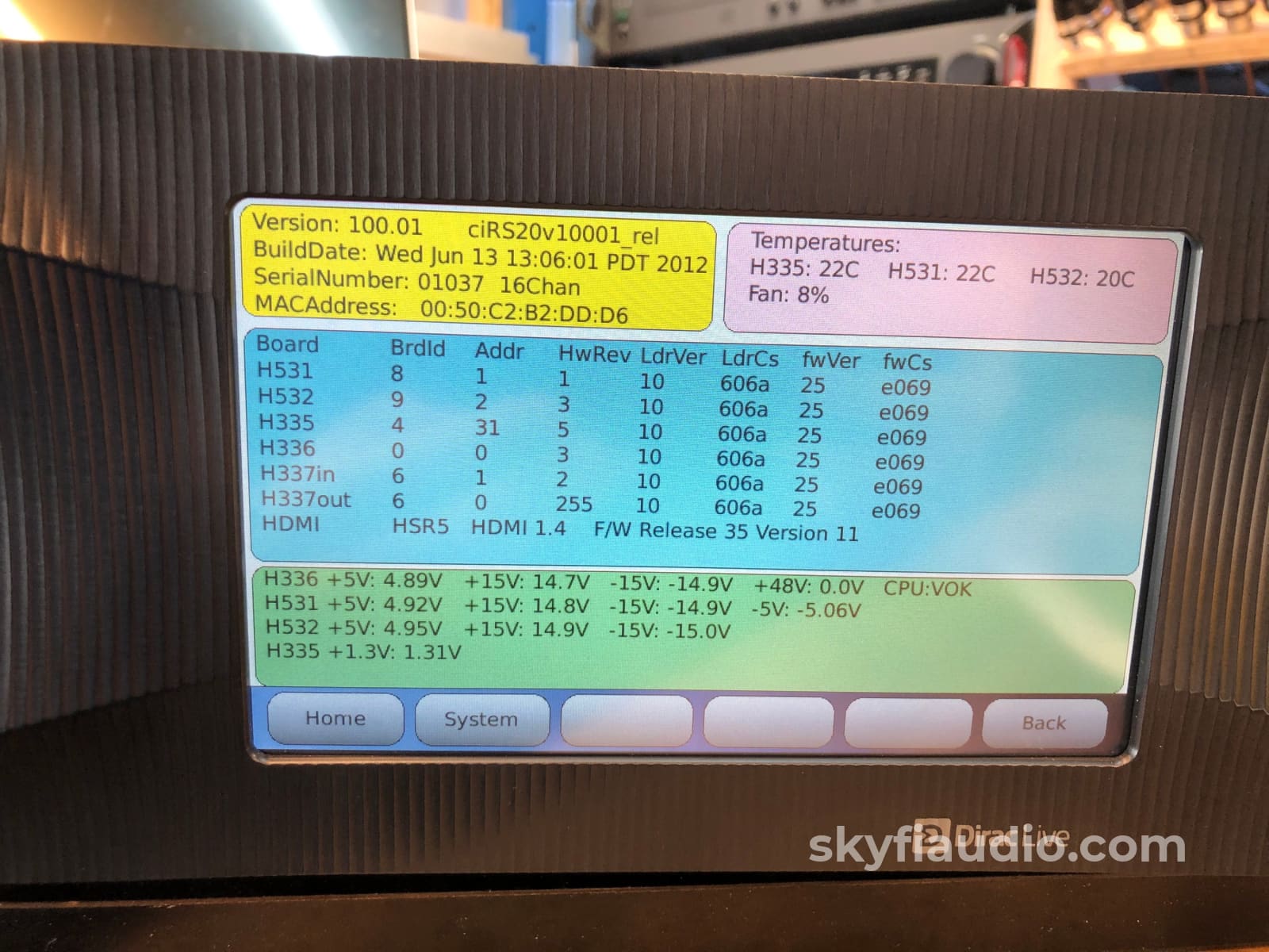 Datasat Digital - Rs20I Flagship Theater Processor Preamplifier