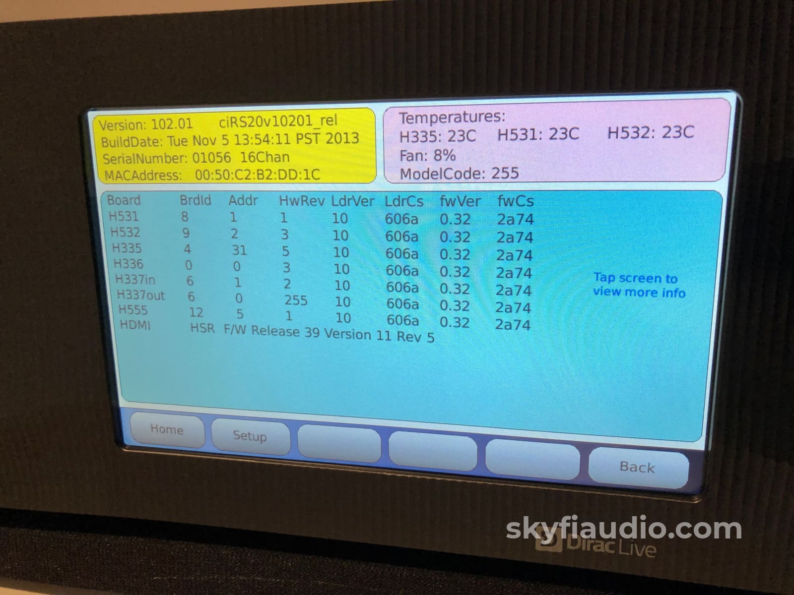 Datasat Digital Rs20I Flagship Theater Processor Preamplifier