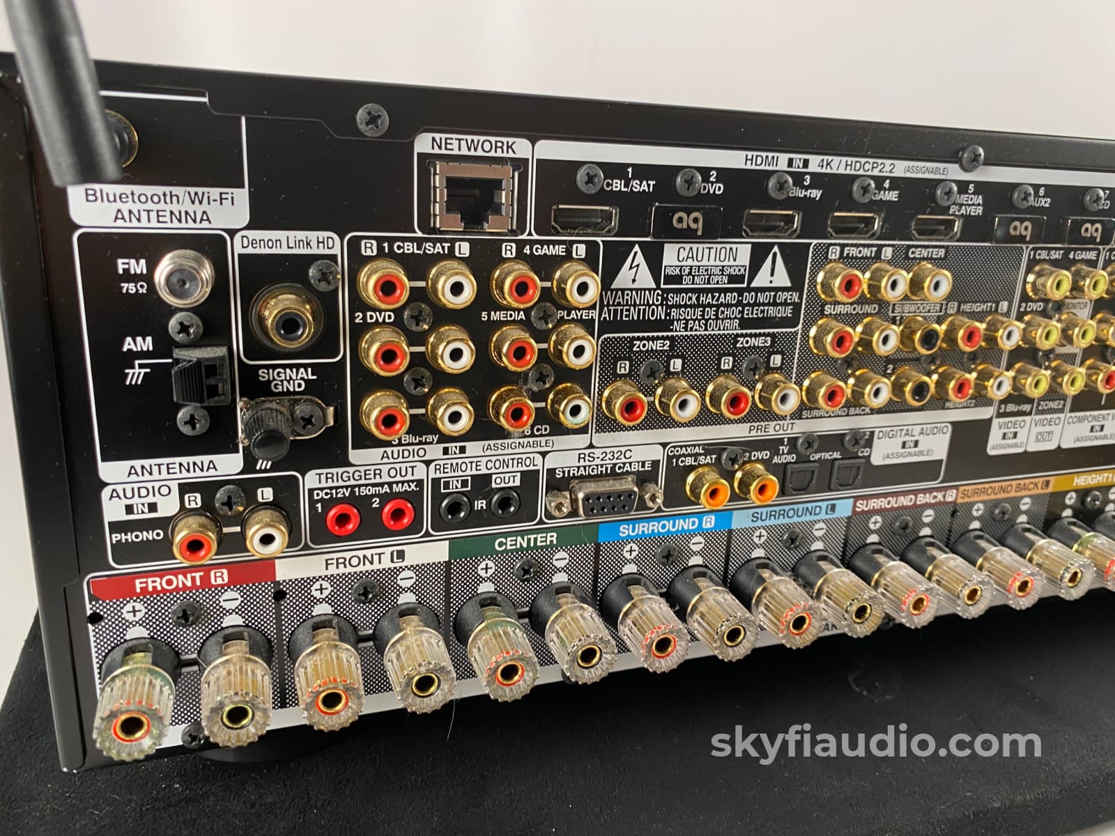 Denon Avr-X6400H 11.2 Receiver With Dolby Atmos Dts-X Auro-3D + 4K Hdr10 Vision Integrated Amplifier