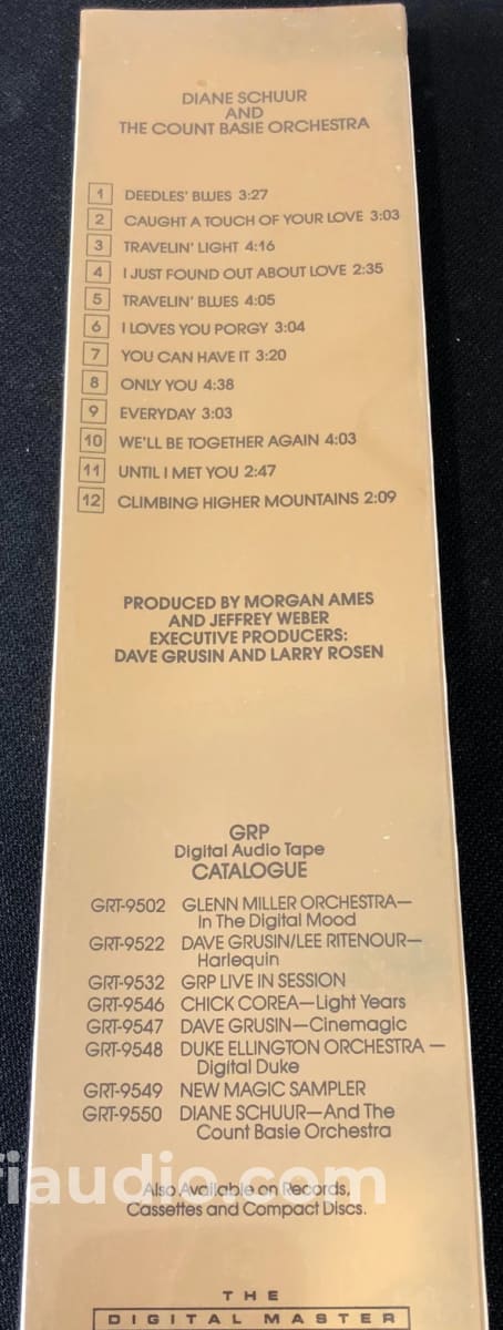 Diane Schuur And The Count Basie Orchestra - New Pre-Recorded Dat Tape Music