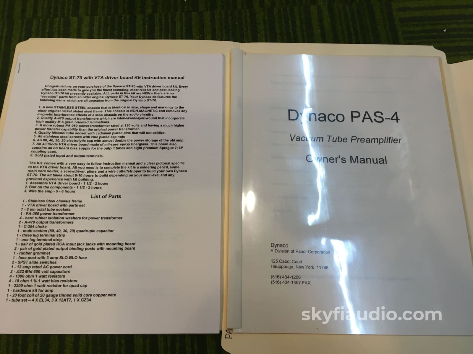 Dynaco Pas-4 Tube Preamp Preamplifier