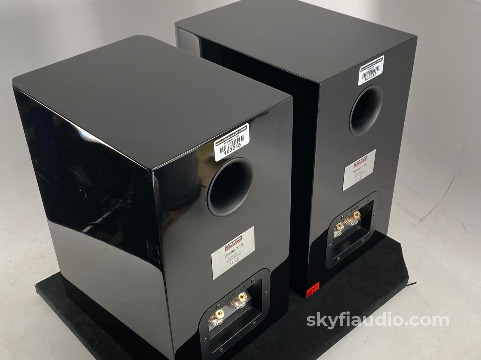 Dynaudio Excite X16 Speakers In Gloss Black Made Denmark