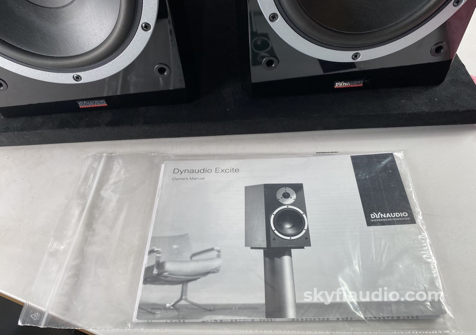 Dynaudio Excite X16 Speakers In Gloss Black Made Denmark