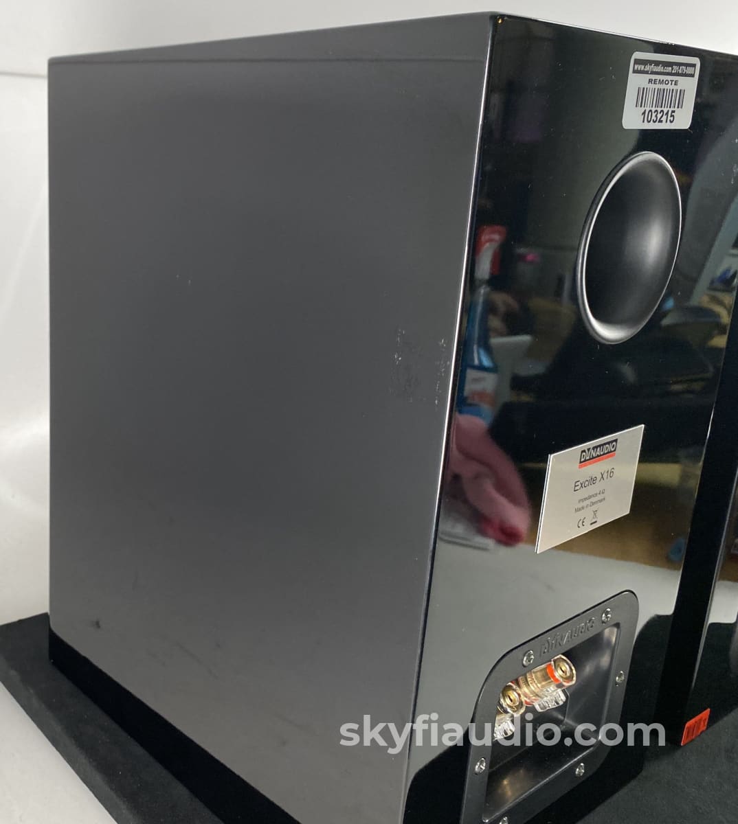 Dynaudio Excite X16 Speakers In Gloss Black Made Denmark