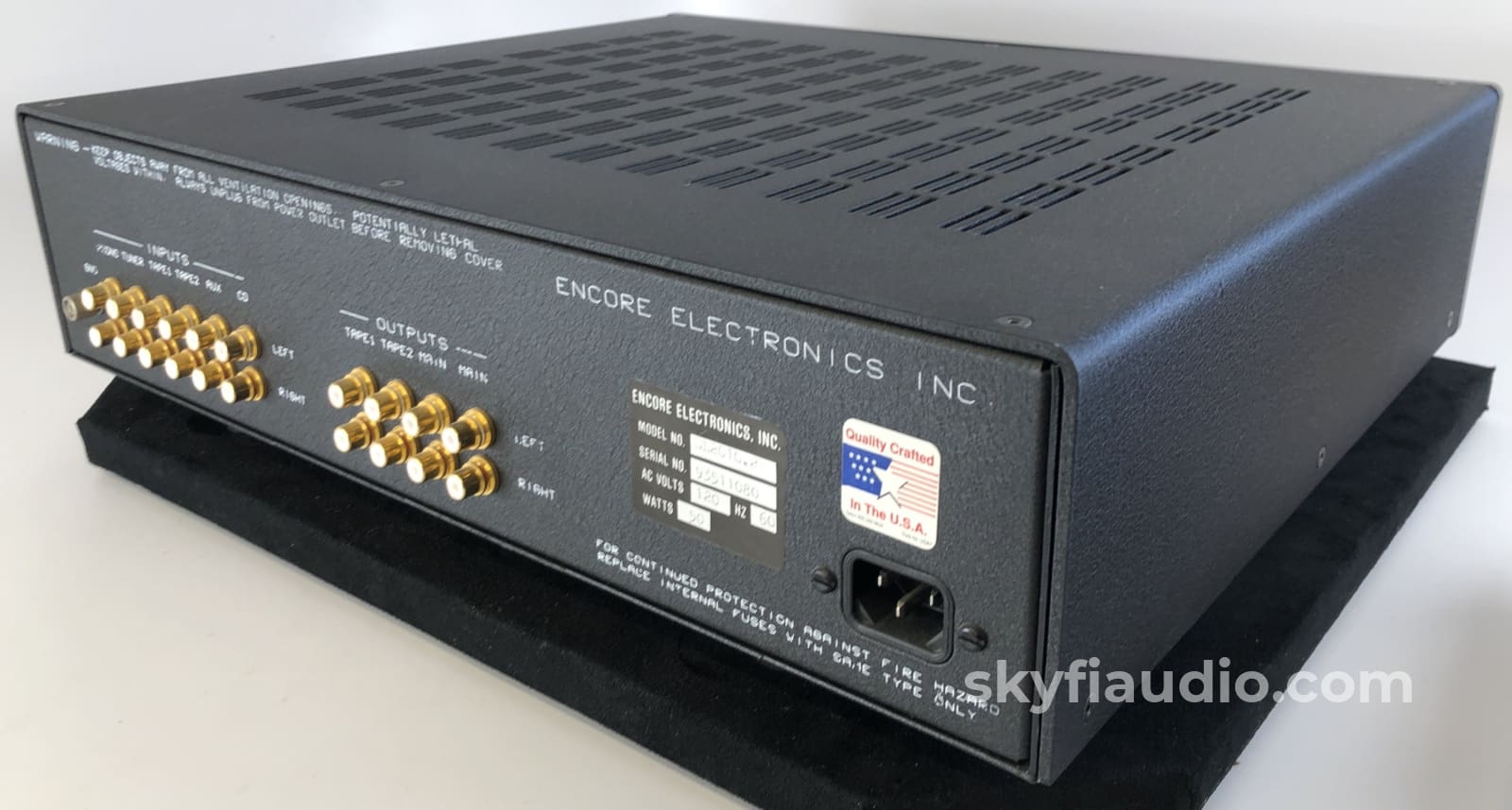 Encore Dl2010.2 Tube Preamplifier With Phono Section - Rare And Near Mint