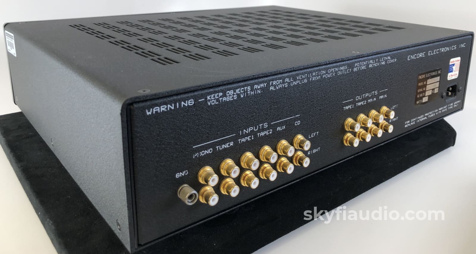 Encore Dl2010.2 Tube Preamplifier With Phono Section - Rare And Near Mint