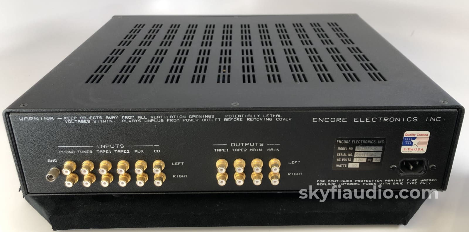 Encore Dl2010.2 Tube Preamplifier With Phono Section - Rare And Near Mint