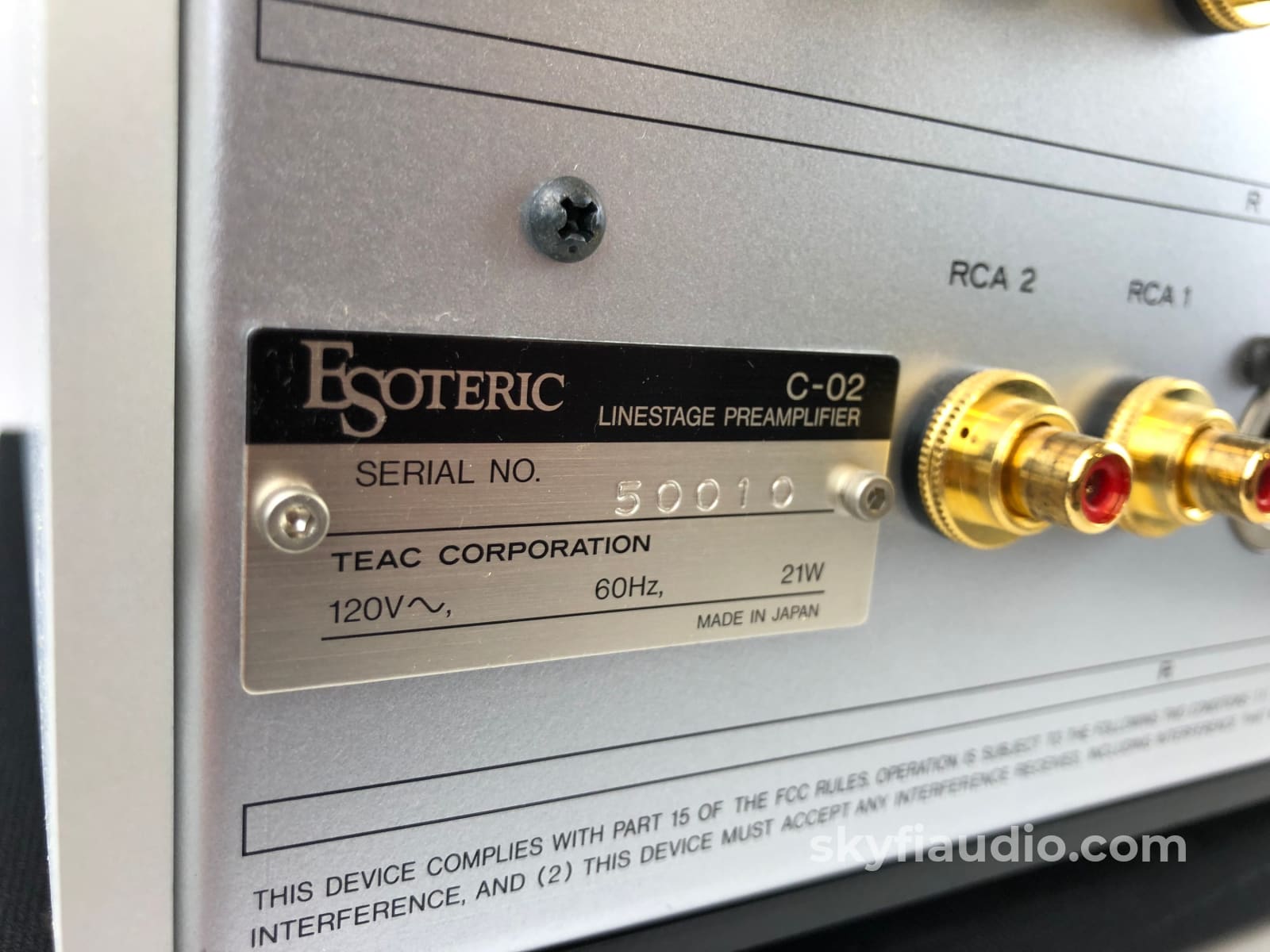 Esoteric C-02 Flagship Preamplifier Complete Set And Mint! $25K Msrp