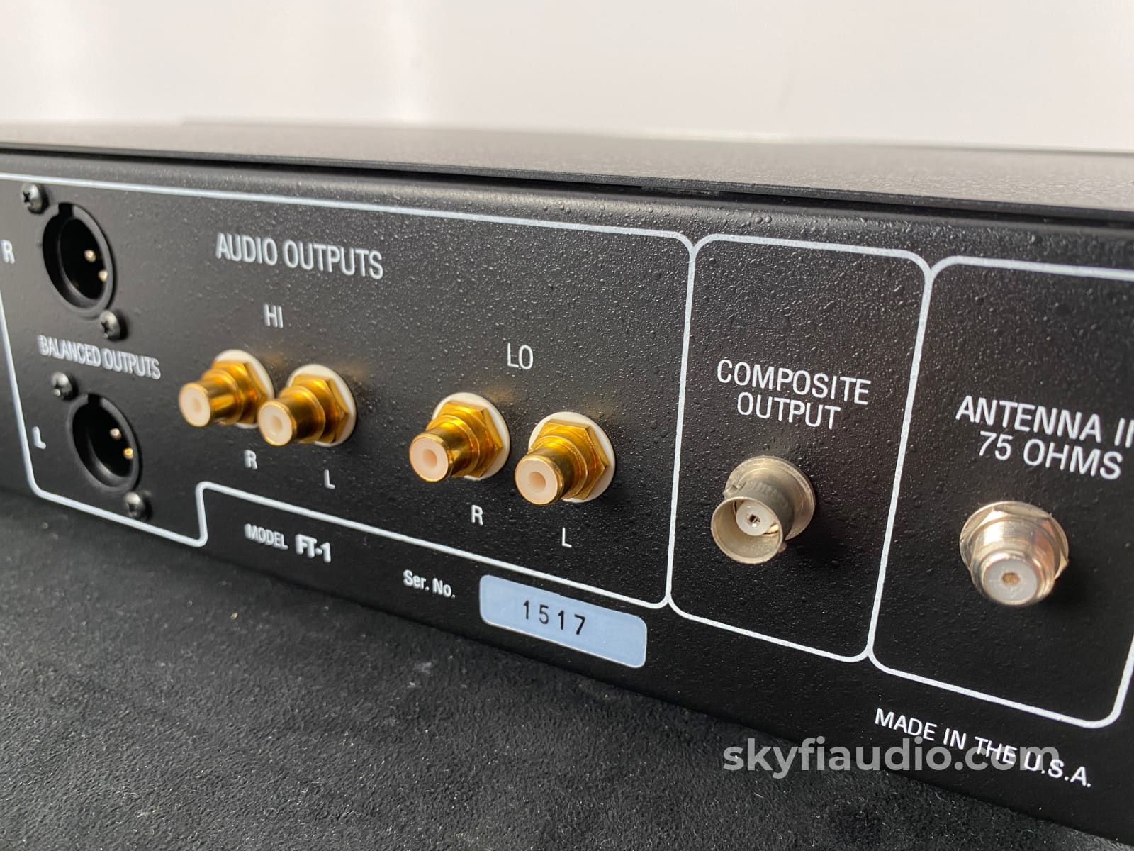 Fanfare Ft-1 Digital/Analog Fm Tuner With Remote Rare Silver Faceplate