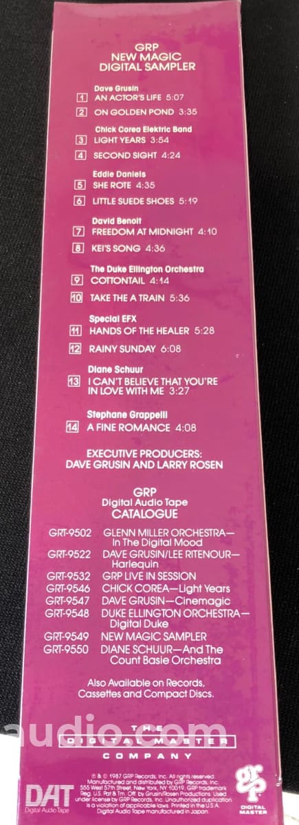 Grp New Magic Digital Sampler - Pre-Recorded Dat Tape Music
