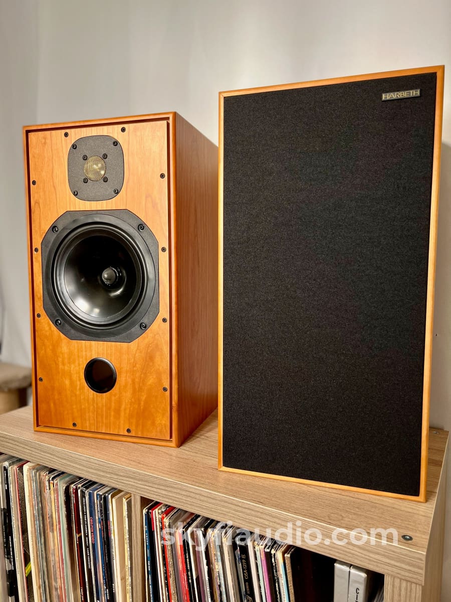 Harbeth Hl Compact 7Es-2 Speakers In A Gorgeous Cherry Finish