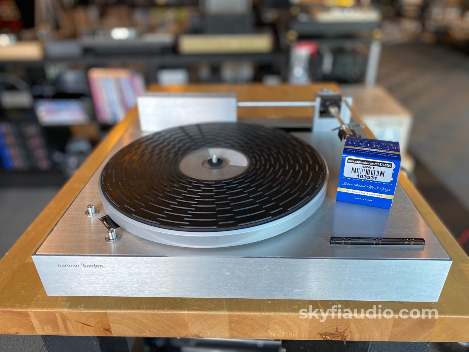 Harmon Kardon St-7 Vintage Turntable Serviced With New Sumiko Cartridge