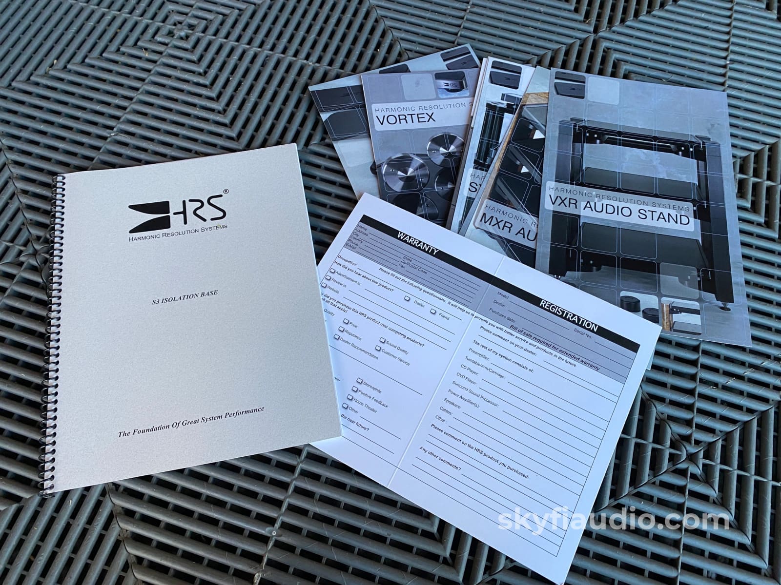 Hrs S3 Monoblock Isolation Platform / Stand W/ 2 Tall Feet 21 X 19 Accessory