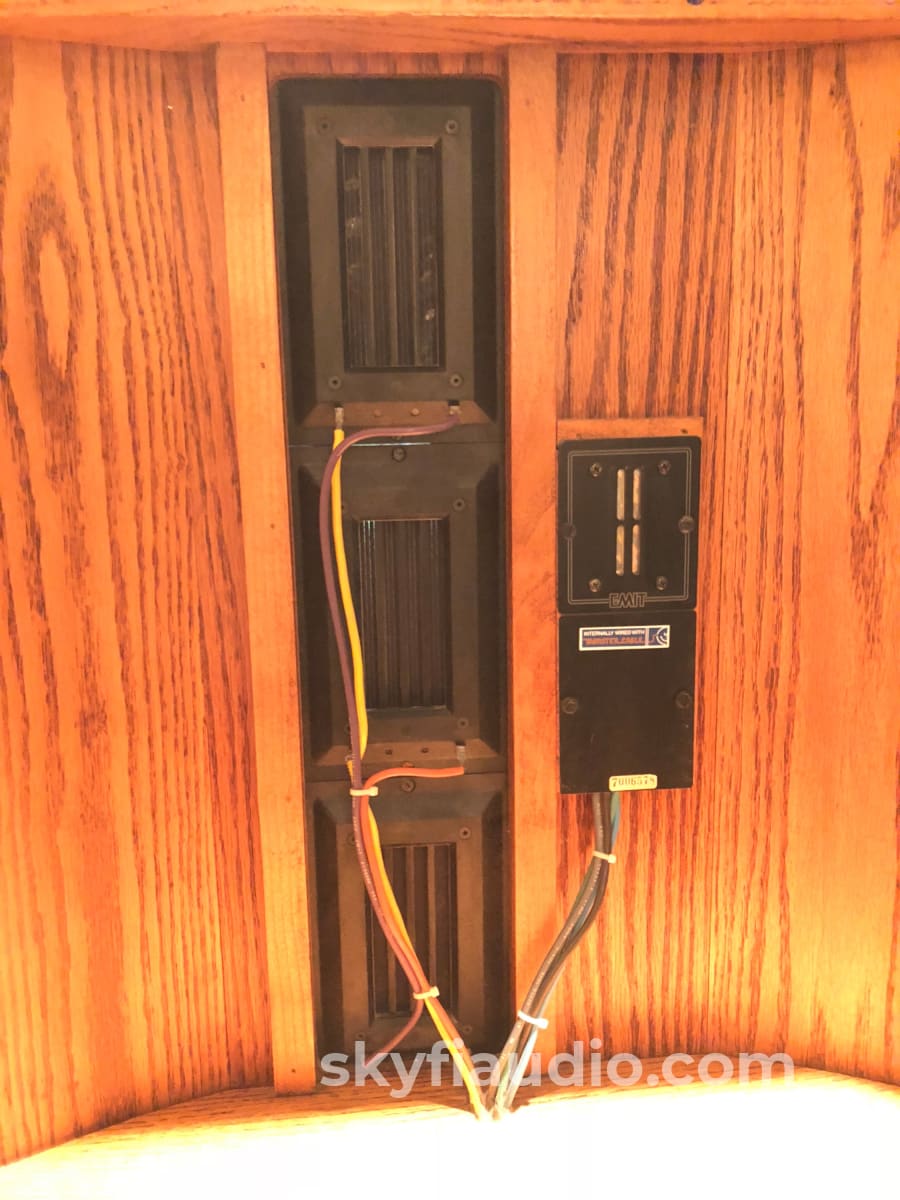 Infinity Reference Standard Rs Ii-B Vintage Ribbon Speakers With Lf Eq Near Perfect